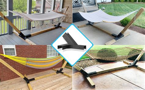 hammock stand metal brackets|hammock wall bracket for sale.